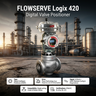 Цифровые позиционирующие клапаны на складе Flowserve Logix 420 Smart Valve Controller