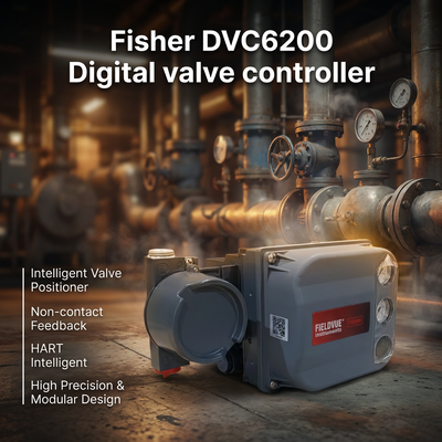 F-isher DVC6200 цифровой позиционировщик клапана FIELDVUE HART Управление умным позиционировщиком клапана с ASCO 2-сторонним соленоидным клапаном