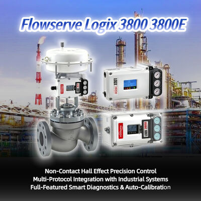 Высокоточный цифровой позиционер клапана Flowserve Logix 3800 3800E, надежные детали регулирующего клапана на складе