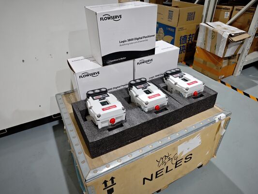 Высокоточный цифровой позиционер клапана Flowserve Logix 3800 3800E, надежные детали регулирующего клапана на складе
