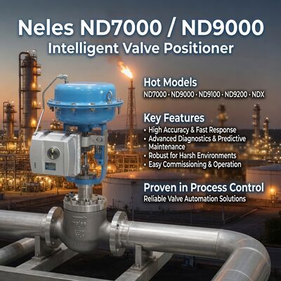 Новый поставщик оригинальных запасов Neles ND9103 ND9106 ND9203 ND9206 ND7000 ND9000 Позиционер клапана