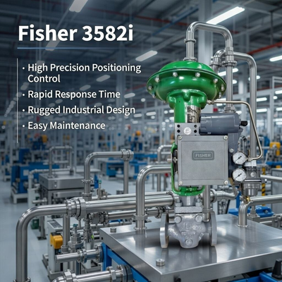 F-isher 3582i Mechanical Electro Pneumatic Valve Positioner OEM однодействующие клапаны управления