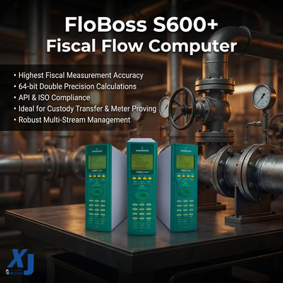 Калькулятор потока FloBoss S600+ Компьютер промышленных потоков Хранилище передачи газа Контроллер потока жидких процессов