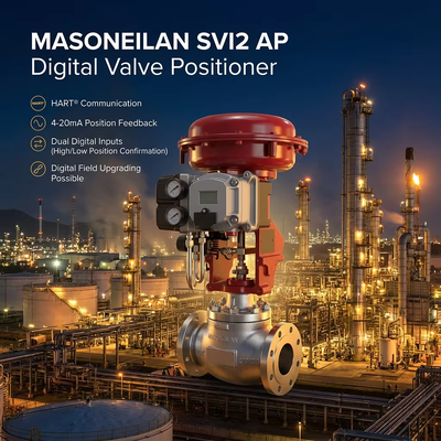 Masoneilan SVI2 AP Smart Digital Valve Controller Control Valve Positioner China CHUNHUI Controls Solenoid Valve Поставщик электродинамических клапанов