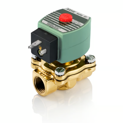 ASCO 210 серии 2 Way Brass Solenoid Valve Pilot работающий нормально закрытый Управление водо-воздушным газом