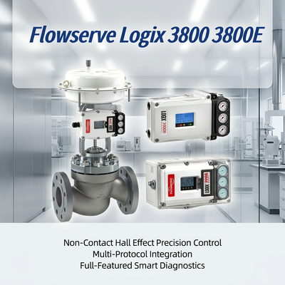 Высокоточный цифровой позиционер клапана Flowserve Logix 3800 3800E, надежные детали регулирующего клапана на складе