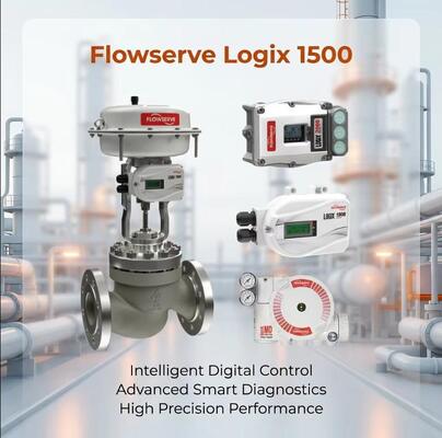Flowserve Logix 1500 Интеллектуальный протокол HART, цифровой позиционер клапана Управление потоком Нефть Химическая промышленность