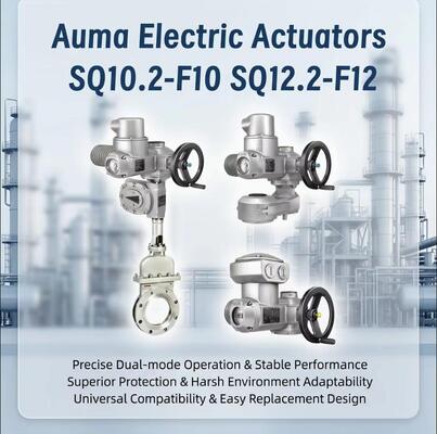 Высокопроизводительные производственные промышленные Auma Globe Valve Electric Actuators Sq10.2-f10 Sq12.2-f12