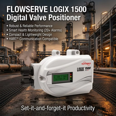 Flowserve PMV D20 Лимитный переключатель коробки клапана контроллер HART Коммуникатор Flowserve Logix 1500 Цифровой позиционировщик клапана