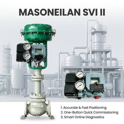 Masoneilan SV II AP Усовершенствованный цифровой позиционирующий клапан SVI2-21123111