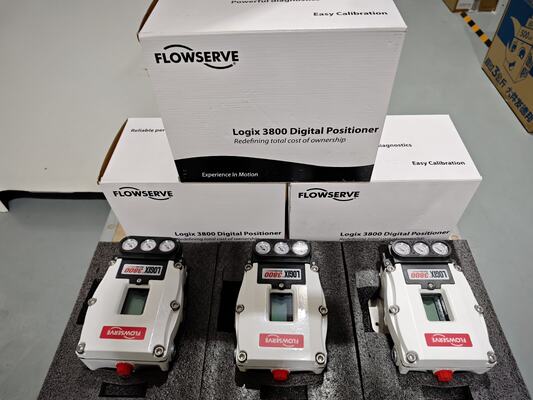 Высокоточный цифровой позиционер клапана Flowserve Logix 3800 3800E, надежные детали регулирующего клапана на складе