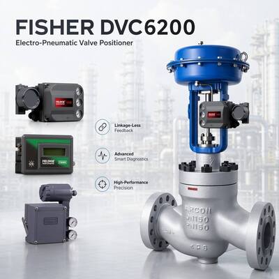 Совершенно новый пневматический регулирующий клапан-бабочка F-isher OEM и позиционер клапана DVC6200