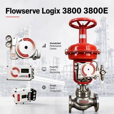 Flowserve Logix 3800 3800E Цифровой позиционирующий клапан
