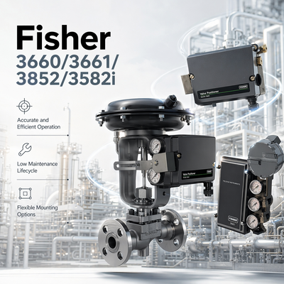 Оригинальный на складе F-isher 3660/3661/3852/3582i Ball Gas OEM Electro-Pneumatic Valve Positioners