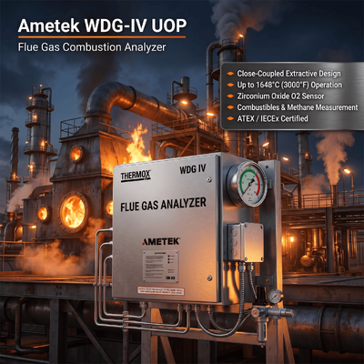Анализатор кислорода Ametek WDG-IV UOP WDG-V UOP, анализатор горения, газовый измерительный технологический анализатор
