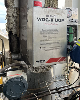 Ametek WDG-V UOP Цирконий кислородный анализатор Процессовый газовый анализатор Газовый анализатор для управления сгоранием нефтеперерабатывающих заводов