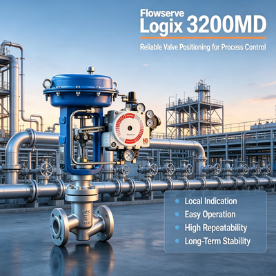 Китайский клапан управления с Flowserve Logix 3200MD Цифровой позиционировщик клапана HART Smart Control