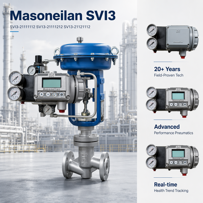 Цифровой позиционер клапана Masoneilan SVI3 SVI3-21111112 SV13-21111212 SV13-21121112 Наличие Поставка Цена