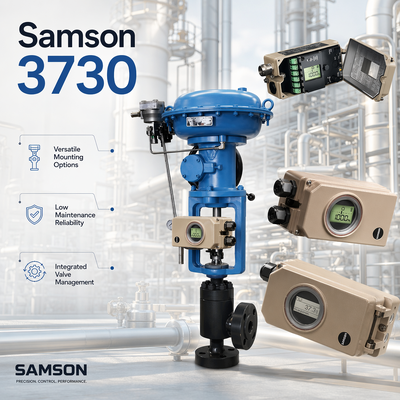 Samson 3730 Smart Valve Positioner HART Цифровой Пневматический Исполнительный Контроллер Шаровой/Глобусный Клапан для Нефтегазовой Водоочистки