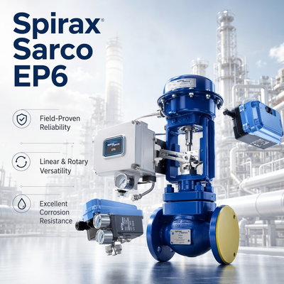 Электропневматический позиционер Spirax Sarco EP6, сменный компонент, совместимый с приводами различных марок