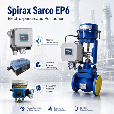 Электропневматический позиционер Spirax Sarco EP6, сменный компонент, совместимый с приводами различных марок