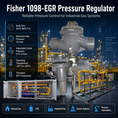 Высокое качество Fi-sher 1098-EGR Пилотный регулировщик давления газа с газом