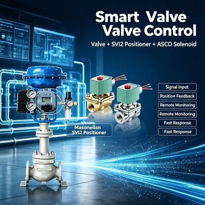 Masoneilan SVI2-21113111 SVI2-21123121 Smart Digital Valve Positioner with ASCO Solenoid Spool Valves