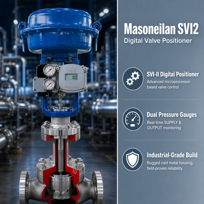 Оригинальный интеллектуальный позиционер клапана Masoneilan SVI3, запасная часть OEM, пневматическое цифровое устройство управления
