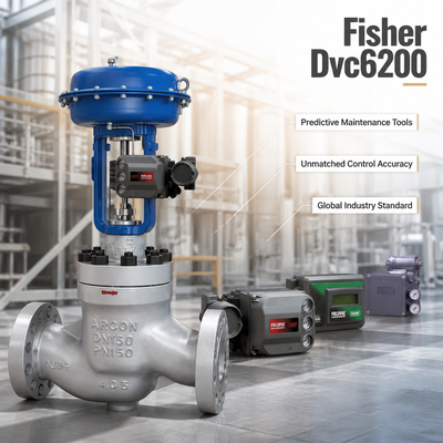 F-isher DVC6200 Умный позиционер клапана с полной диагностикой процесса для регулирующего клапана в нефтегазовой и химической промышленности