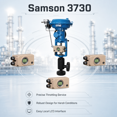 Samson 3730 Smart Valve Positioner HART Цифровой Пневматический Исполнительный Контроллер Шаровой/Глобусный Клапан для Нефтегазовой Водоочистки