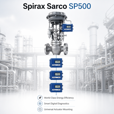 Абсолютно новый интеллектуальный позиционер Spirax Sarco SP500 HART с поддержкой HART, электропневматический контроллер 4-20 мА, совместимый с приводом Chongqing Chuanyi