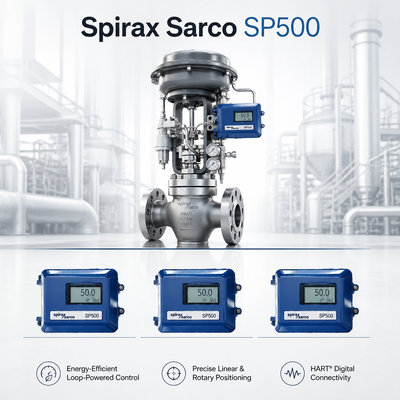 Цифровой позиционер клапана Spirax Sarco SP500 для паровой котельной системы, поддерживающий регулирующий клапан Chongqing Chuanyi