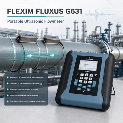 Flexim FLUXUS G631 Инструмент обнаружения утечек портативный неинтрузивный сцепляющий ультразвуковой потокомер