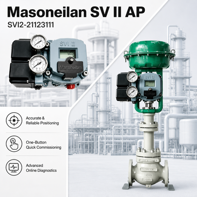Masoneilan SVI II AP Цифровой позиционирующий клапан SVI2 21123111 HART Умный позиционирующий аппарат 4-20mA