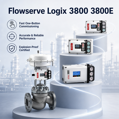 Новое поступление Flowserve Logix 3800 3800E Цифровой пневматический позиционер регулирующего клапана Запасные части