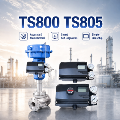Умный позиционирующий клапан серии TS800 TS805 HART Цифровой позиционирующий клапан управления