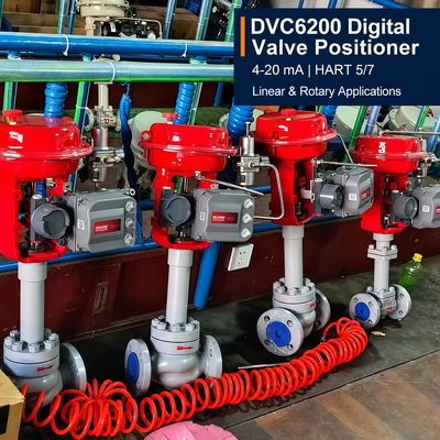 Stock DVC6200 PD Digital Smart Valve Positioner with Performance Diagnostics 