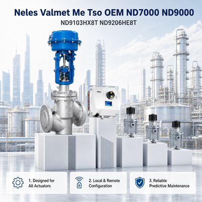 Neles Valmet Me Tso OEM ND7000 ND9000 ND9103HX8T ND9206HE8T Smart Pneumatic Positioner Rotary Linear Valve