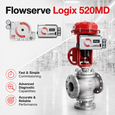 Цифровой позиционер Flowserve Logix 520MD Plus HART 7, 4-20 мА, IP66