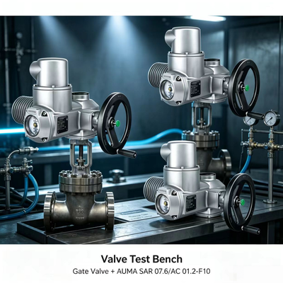 High Quality AUMA SAR 07.6/AC 01.2-F10 Multi-Turn Electric Actuator for Modulating Valve Control 30-60Nm