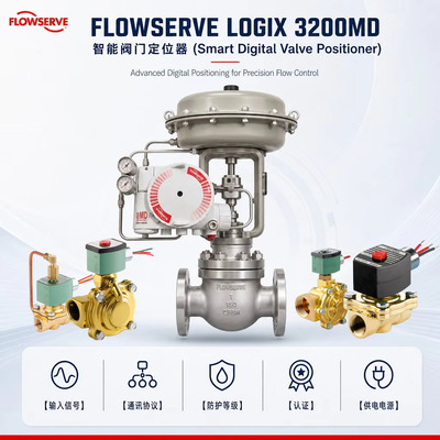 Flowserve Logix 3200MD Advanced Digital Valve Positioner High Performance HART Communication Pneumatic Valves