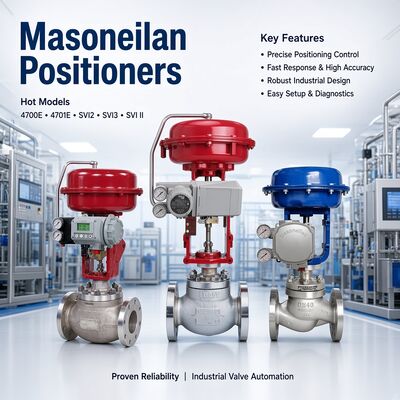 Оригинальный дистрибьютор Masoneilan Позиционер клапана Masoneilan 4700E SVI1000 SVI2 SVI3
