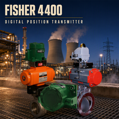 Fisher FIELDVUE 4400 Цифровой позиционный передатчик клапана с бесконтактным сенсором, SIL 2 и HART 7
