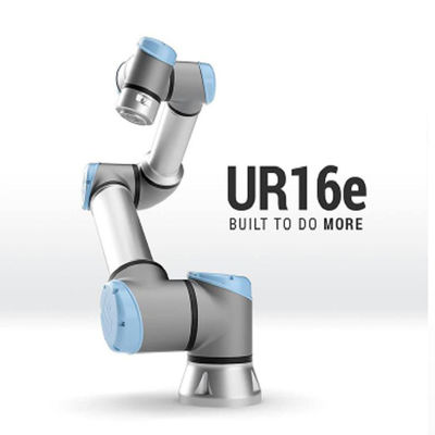 Сотруднический робот UR16e с cobot 6 осей и достигаемостью 900mm maxmium и playload 16kg для робота заварки mig