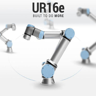 Сотруднический робот UR16e с cobot 6 осей и достигаемостью 900mm maxmium и playload 16kg для робота заварки mig