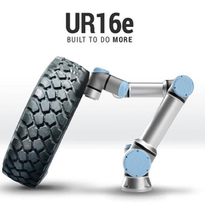 Сотруднический робот UR16e с cobot 6 осей и достигаемостью 900mm maxmium и playload 16kg для робота заварки mig