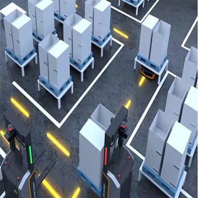 Роботы склада стыковки диаметра вращения номинальной нагрузки 1787mm транспортера 4*30KG AGV автоматические