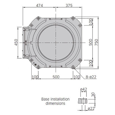 Полезная нагрузка 160kg оси CP180L 4 достигает робот 3255mm высокоскоростной Palletizing