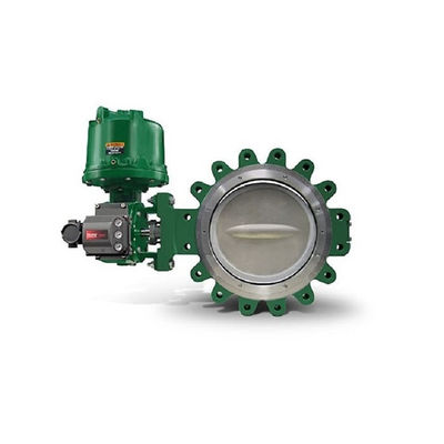 Fisher 3620J с позиционером роторных приводов Одно-действуя электропневматическим