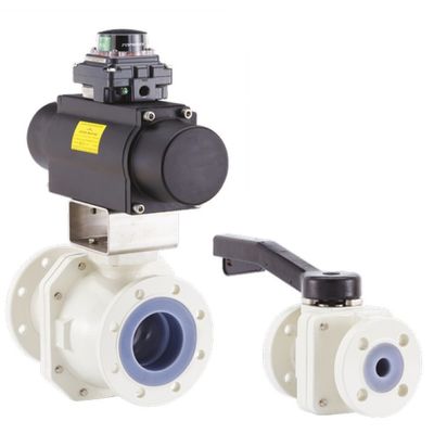 Neotecha NXR PFA выровняло шариковые клапаны с ручными стандартами API 609 приводов